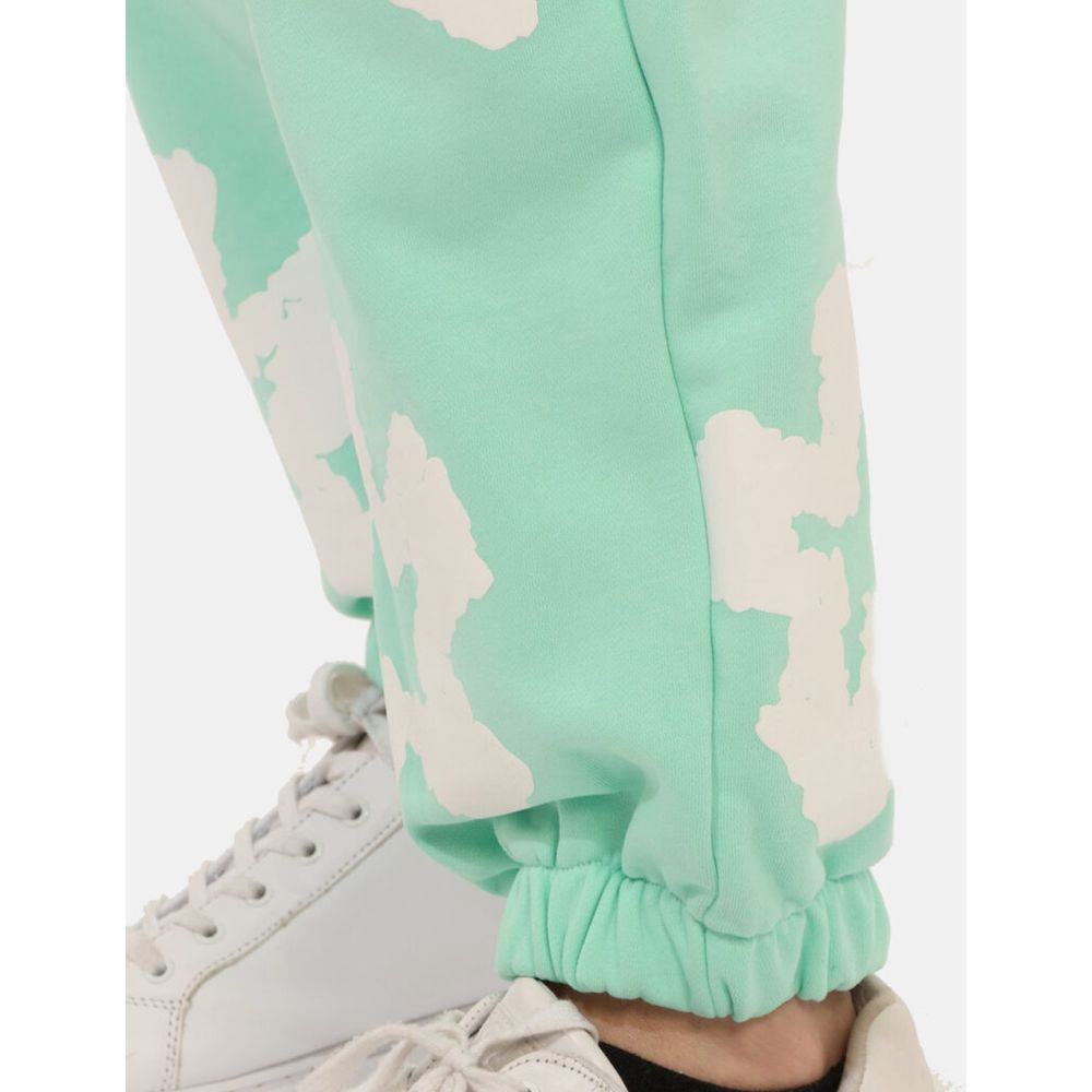 Green Cotton Women Sweatpant