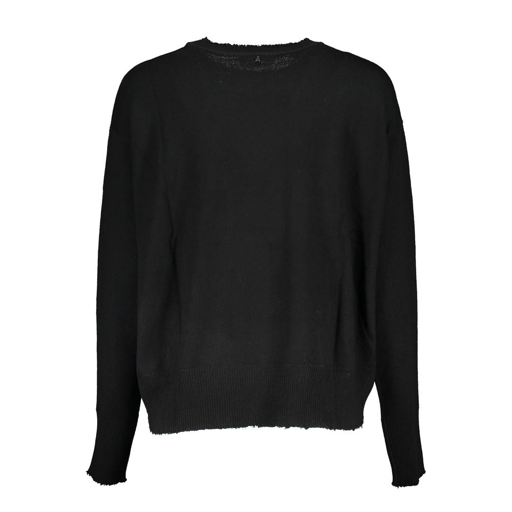 Black Fabric Sweater
