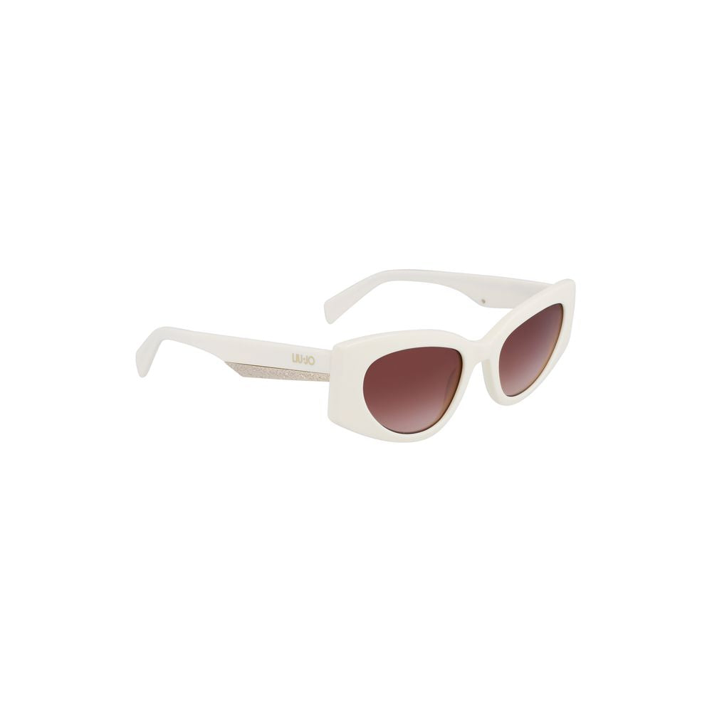 White Acetate Women Sunglasses