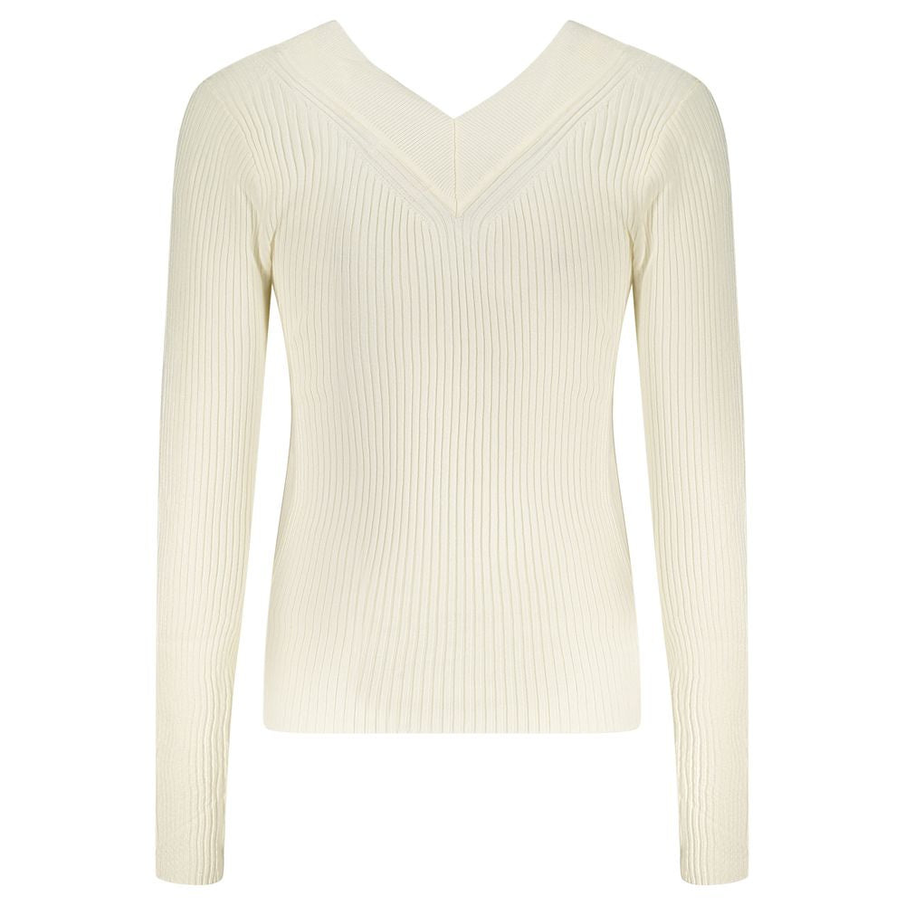 White Viscose Sweater