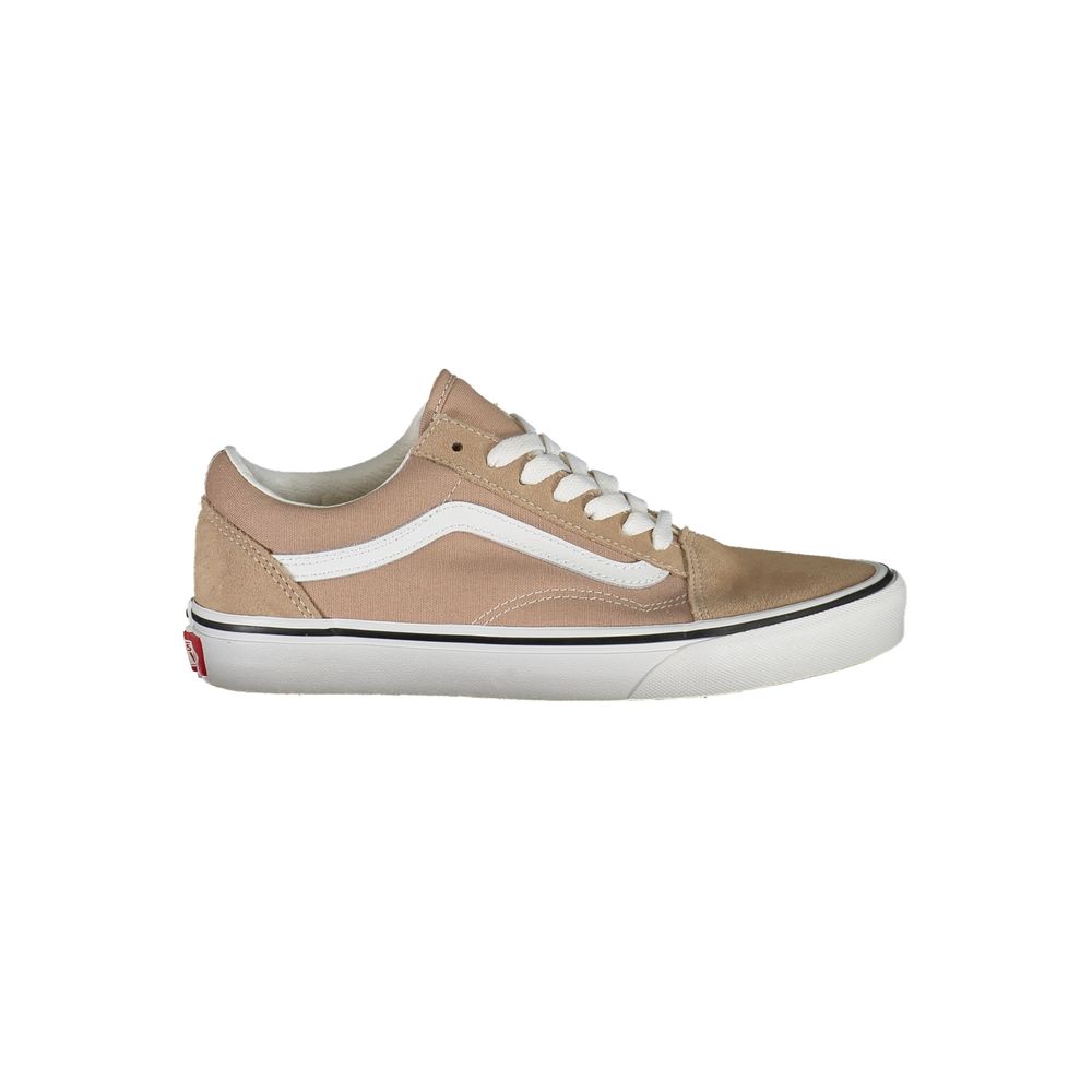 Beige Polyester Sneaker
