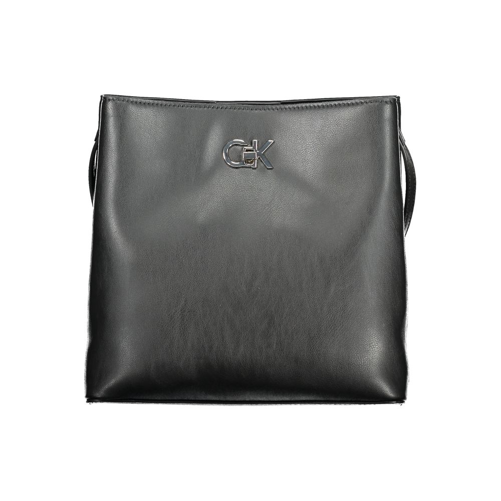 Black Polyester Handbag