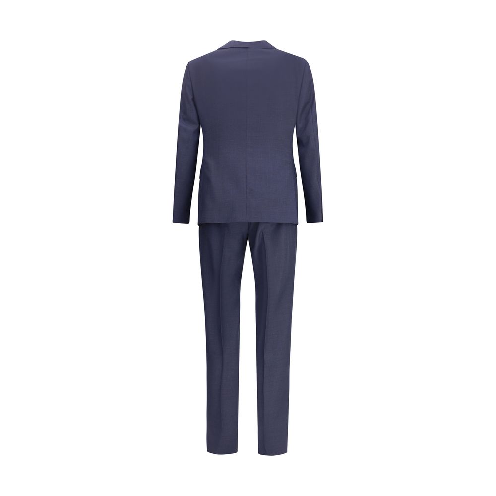 Blue Wool Two-Piece Suit
