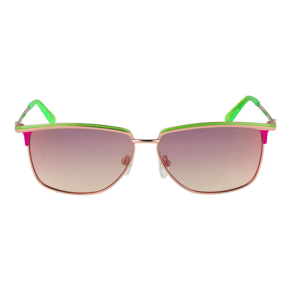 Green Metal Sunglasses