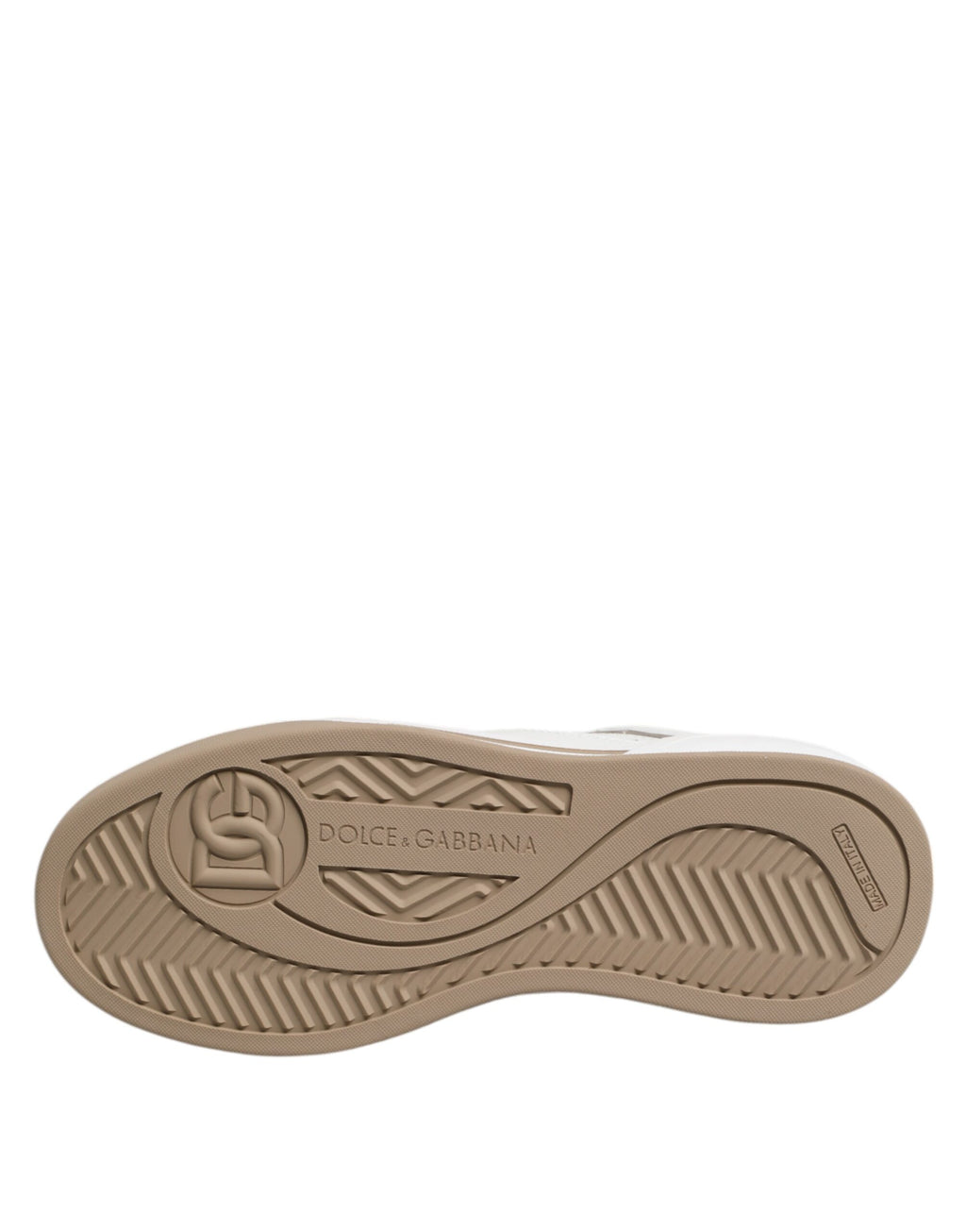 White Brown Leather Low Top Men Sneakers Shoes