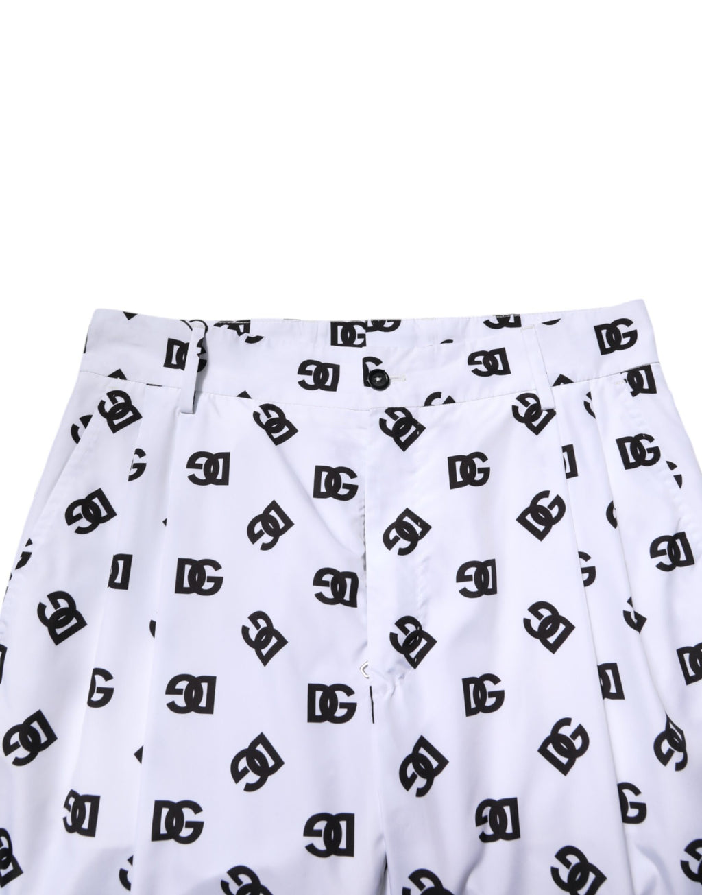 White Logo Cotton Skinny Denim Trouser Pants