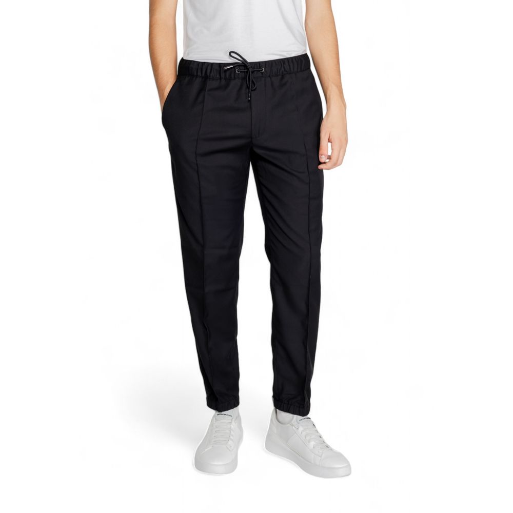 Black Polyester Pant