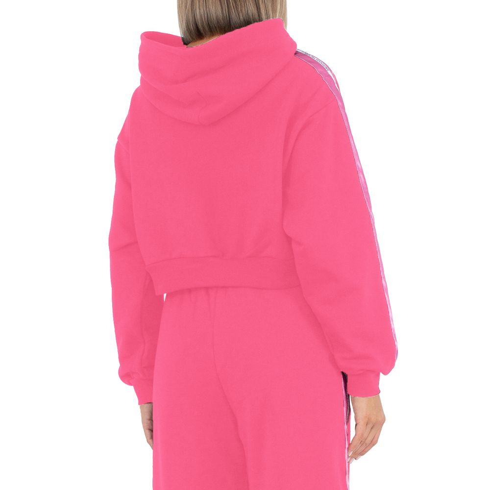 Fuchsia Cotton Women Sweater