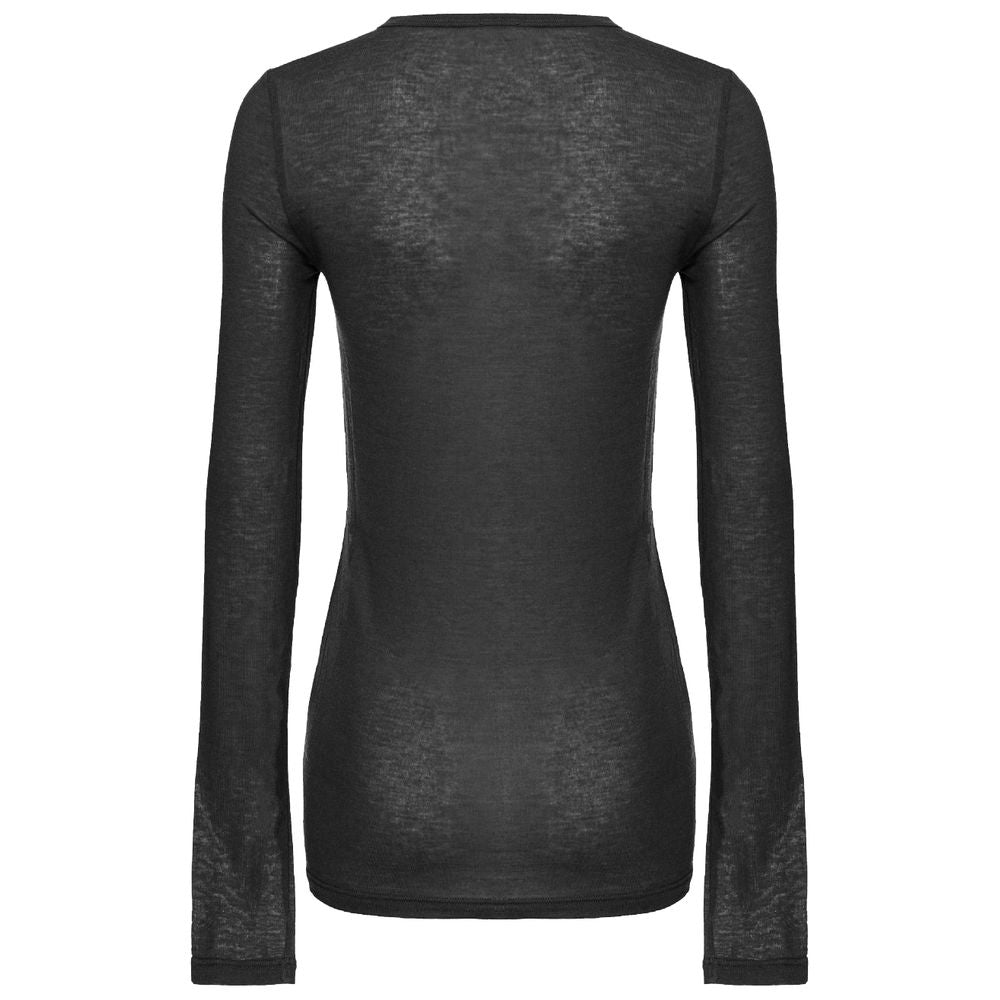 Black Viscose Sweater