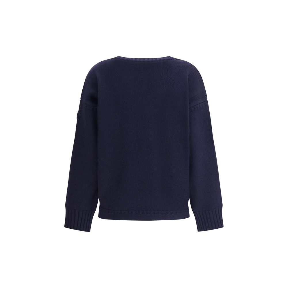 Blue Wool Sweatshirt