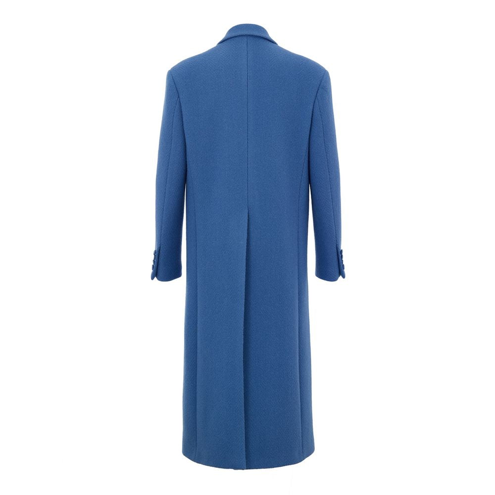 Blue Wool Coat