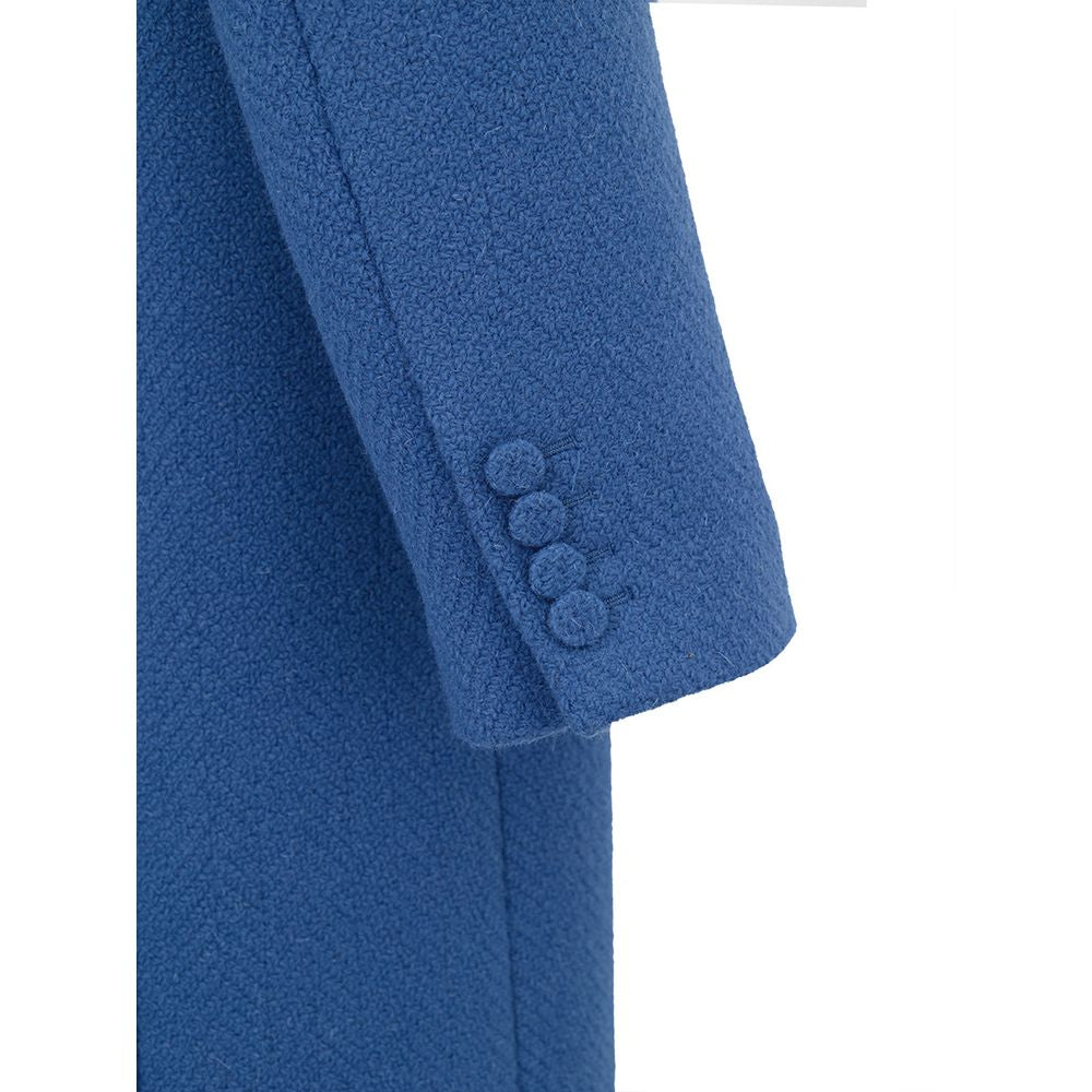 Blue Wool Coat