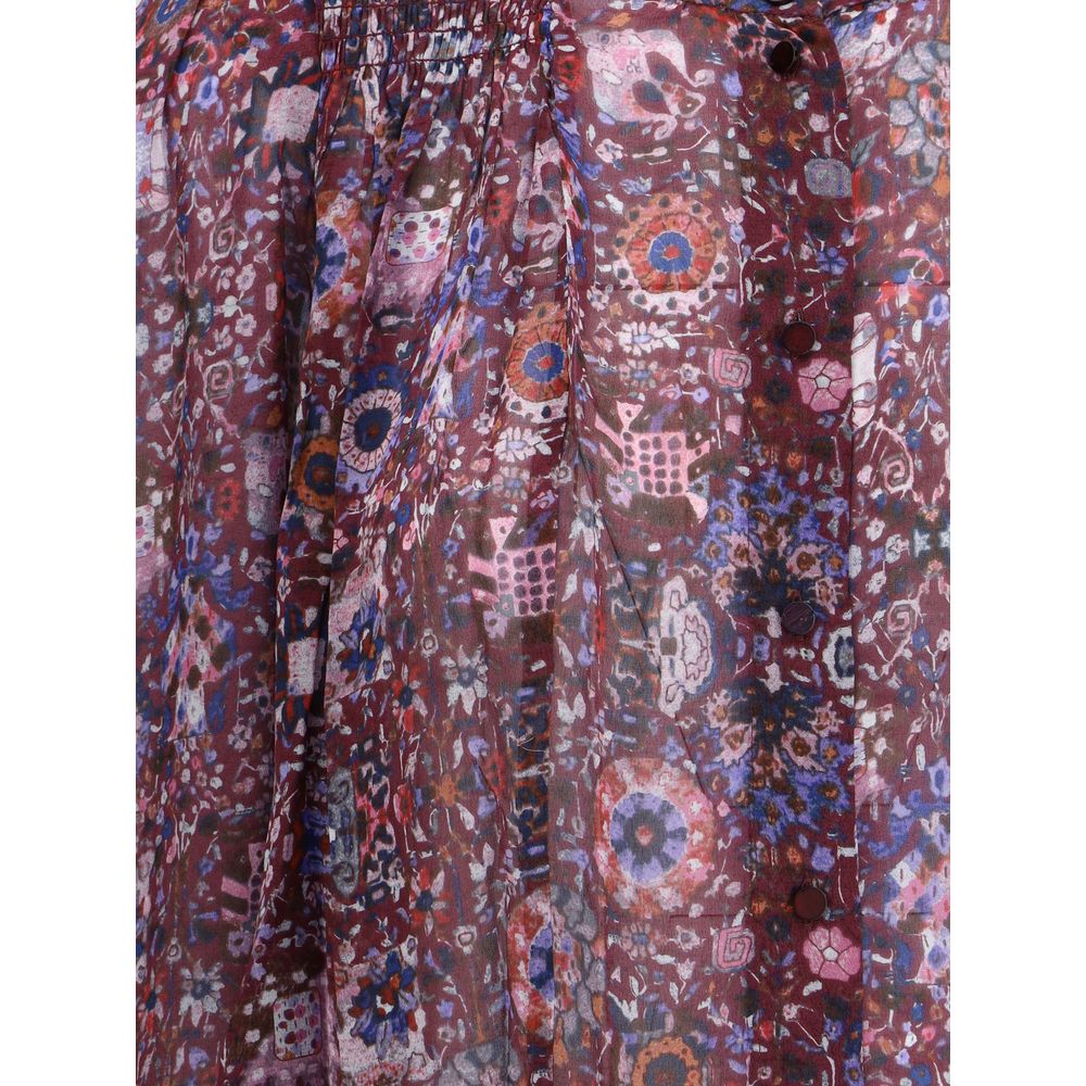 Multicolor Viscose Pattern Shirt