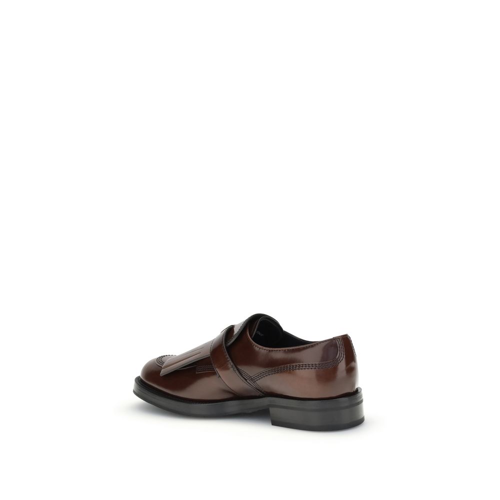 Brown Calf Leather Bos Taurus Oxfords And Derbies