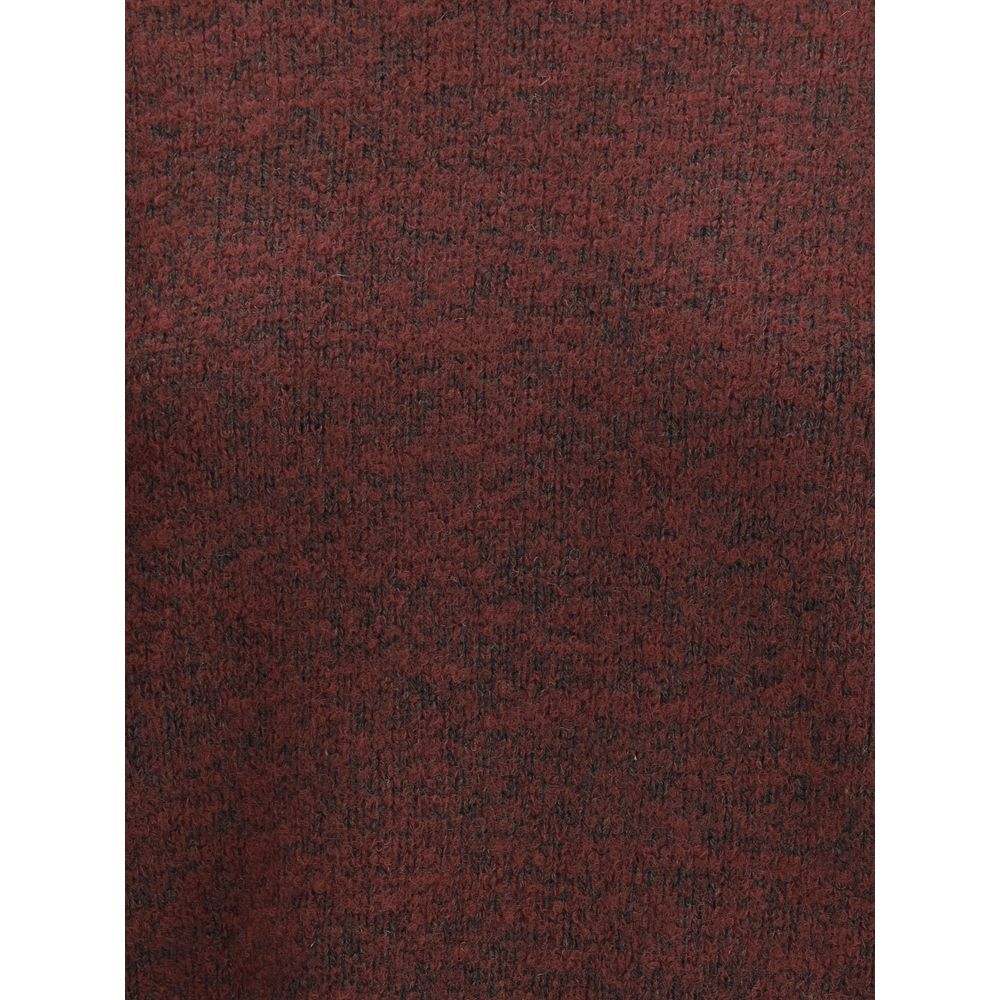 Bordeaux Fleece Wool Sweatshirt