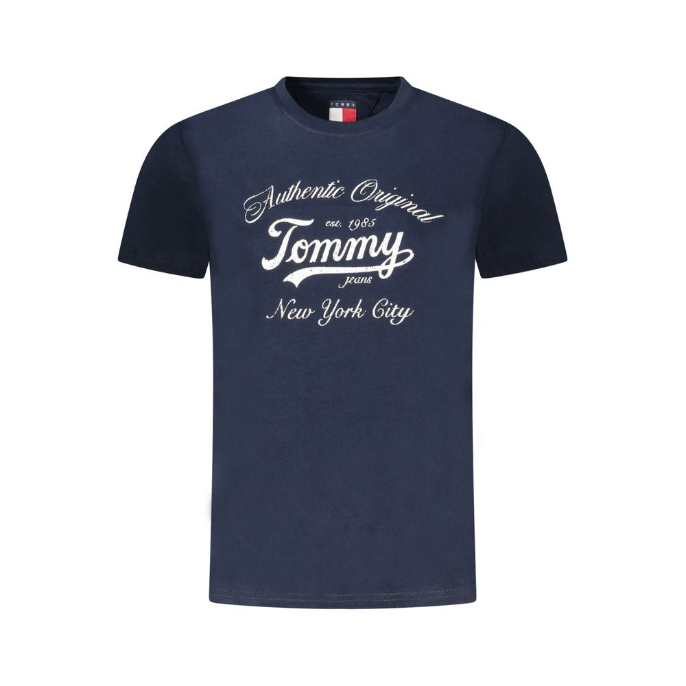 Blue Cotton Women's T-Shirt