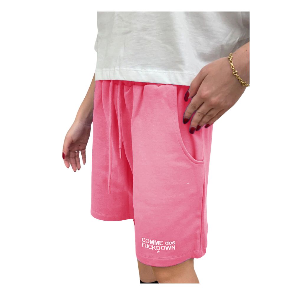 Fuchsia Cotton Short
