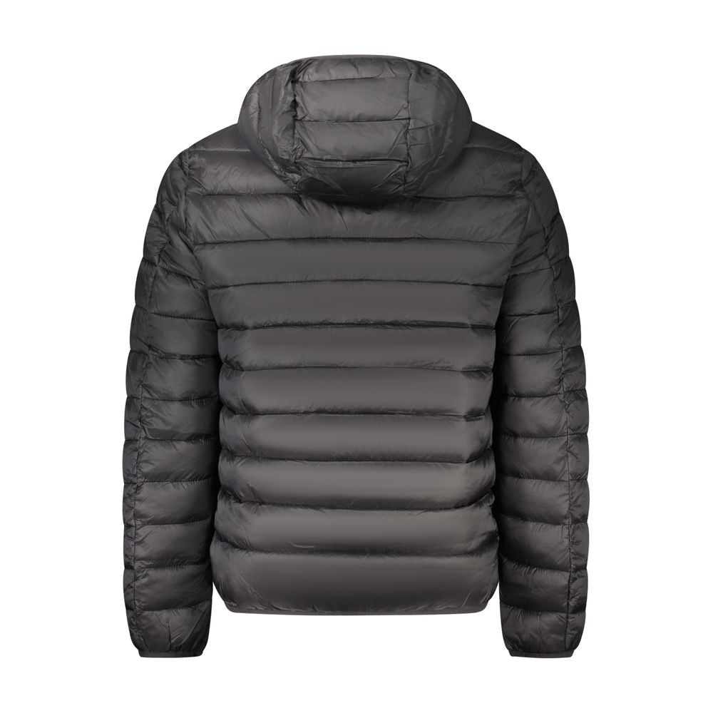 Black Polyamide Men Jacket