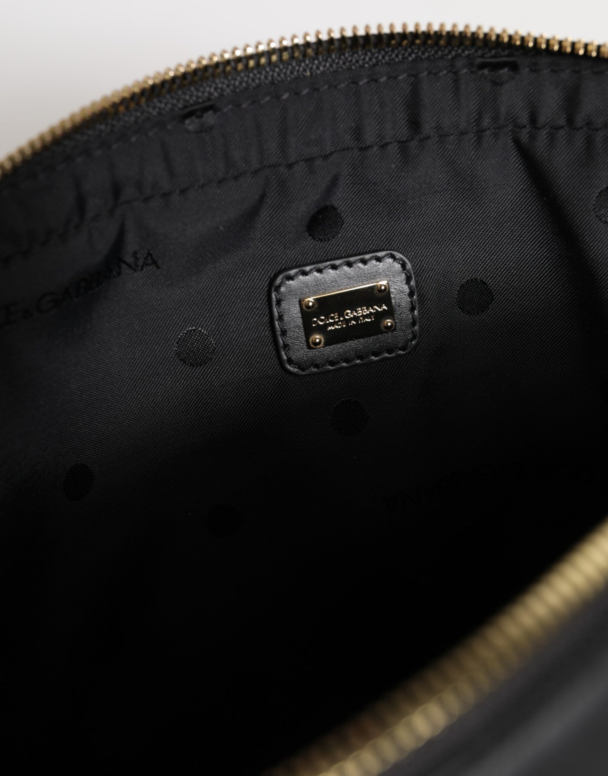 Black Mediterranean Leather Shoulder Crossbody Bag