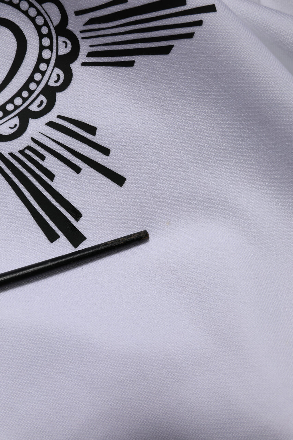 White Sacred Heart Hooded Sweatshirt Sweater