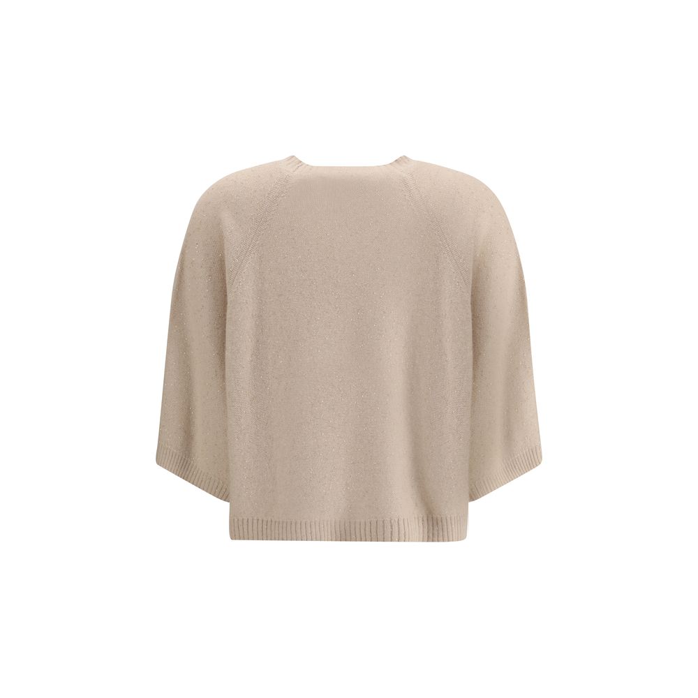 Beige Fleece Wool Sweatshirt