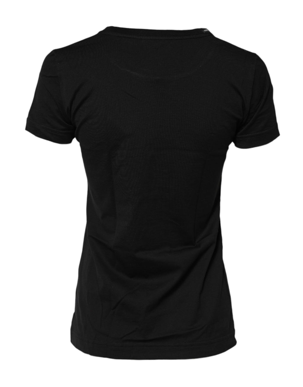 Black Short Sleeves Crew Neck Top T-shirt