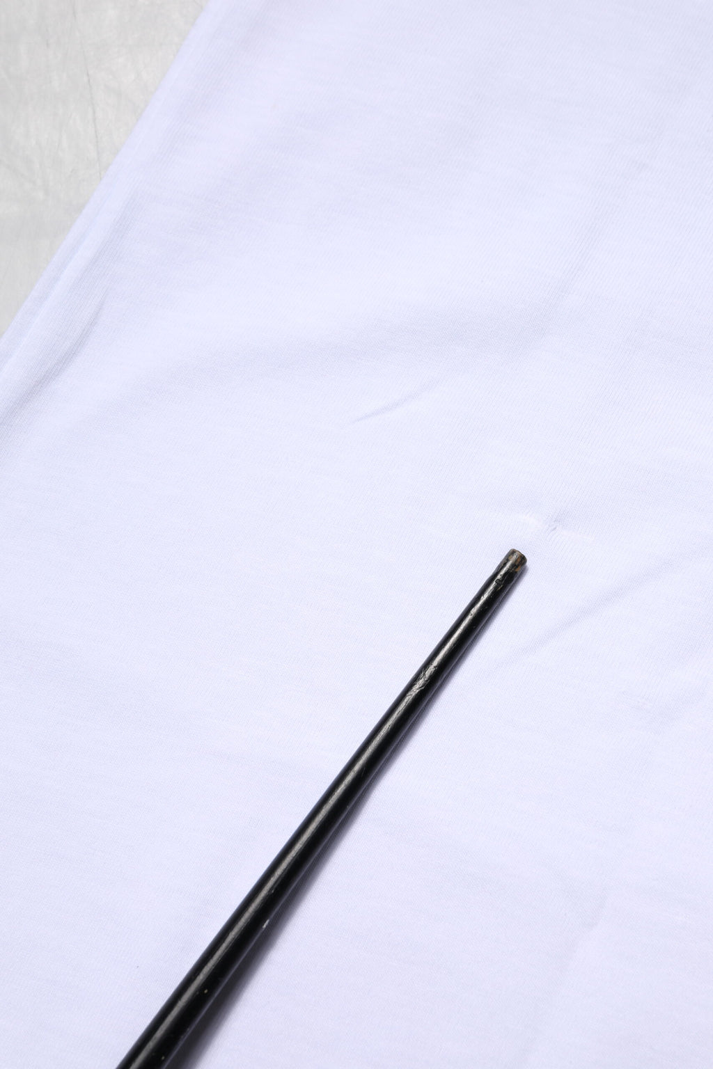 White Cotton Goodluck 2023 Crew Neck T-shirt