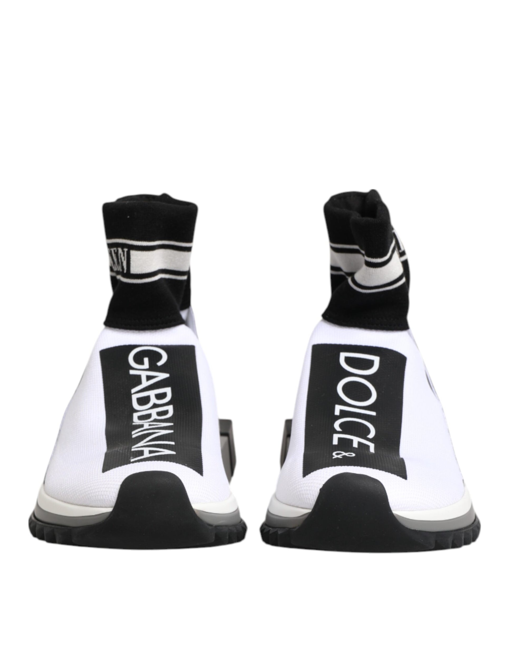 White Black Sorrento Socks Sneakers Shoes