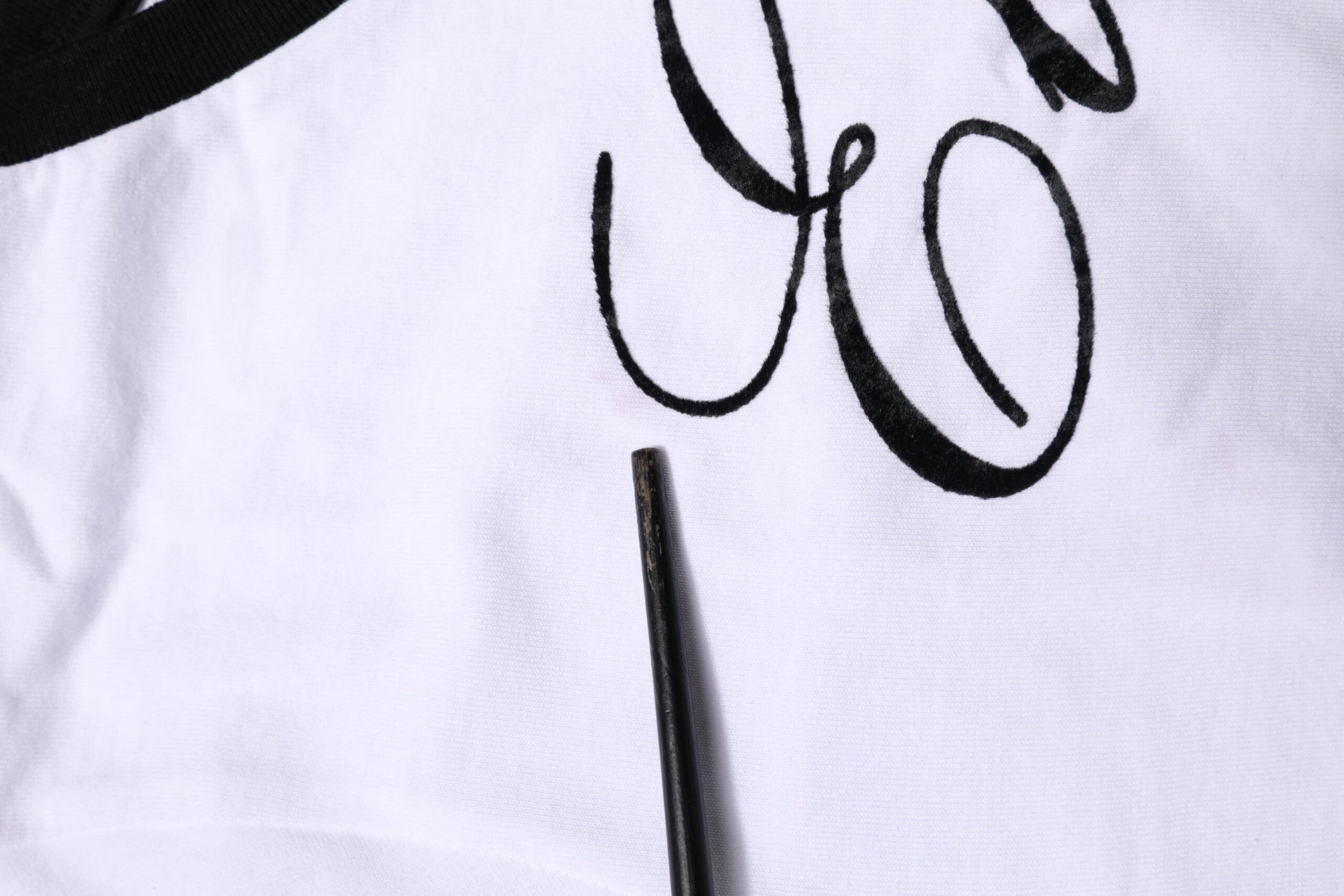 White Eleganza Cotton Crew Neck Tee T-shirt