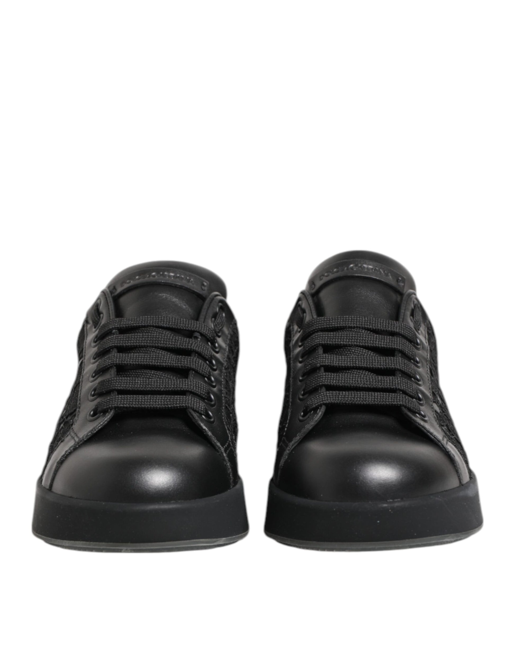 Black Floral Lace Low Top Sneakers Shoes