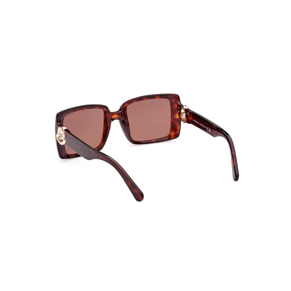 Brown Pantograph Women Sunglass