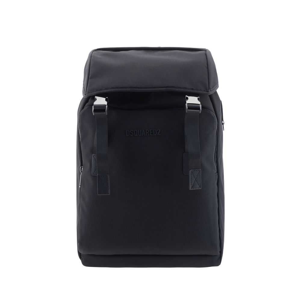 Black Nylon Backpack