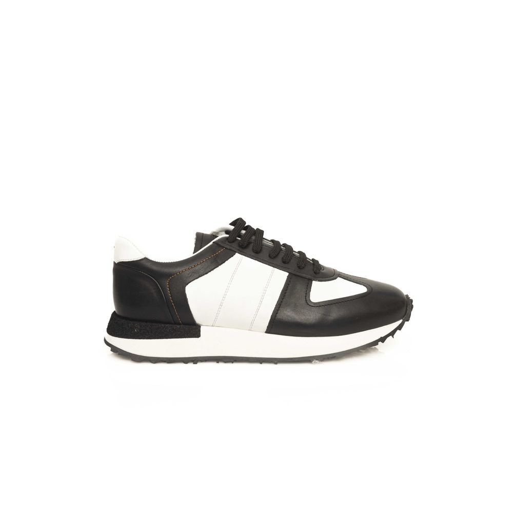 Black Calfskin Men Sneaker