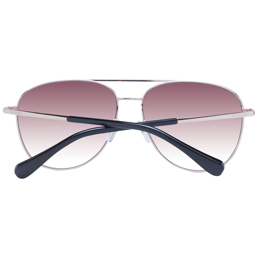 Rose Gold Metal Sunglasses