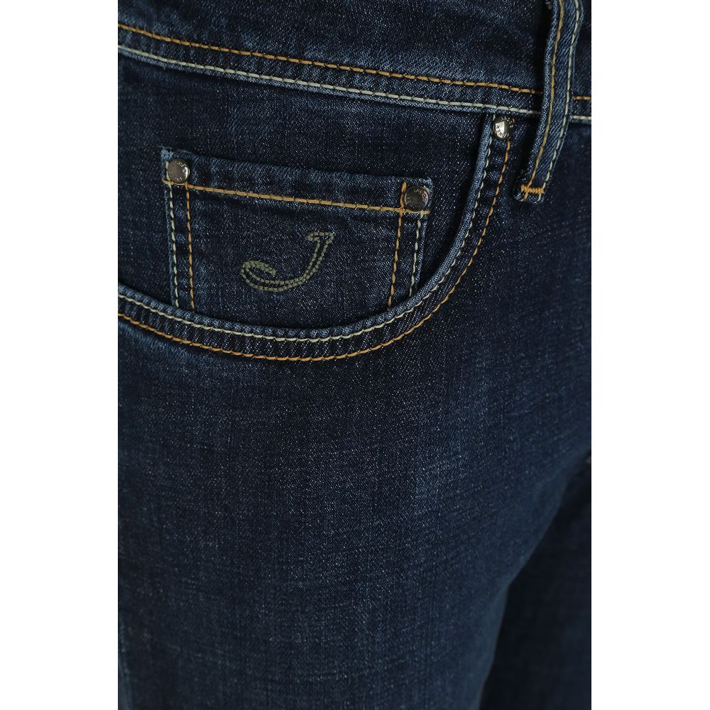Blue Cotton Men's Jeans