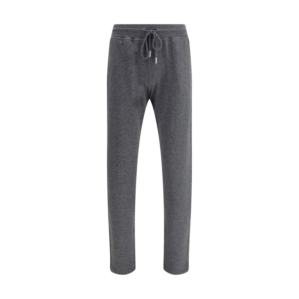 Gray Cashmere Casual Pants