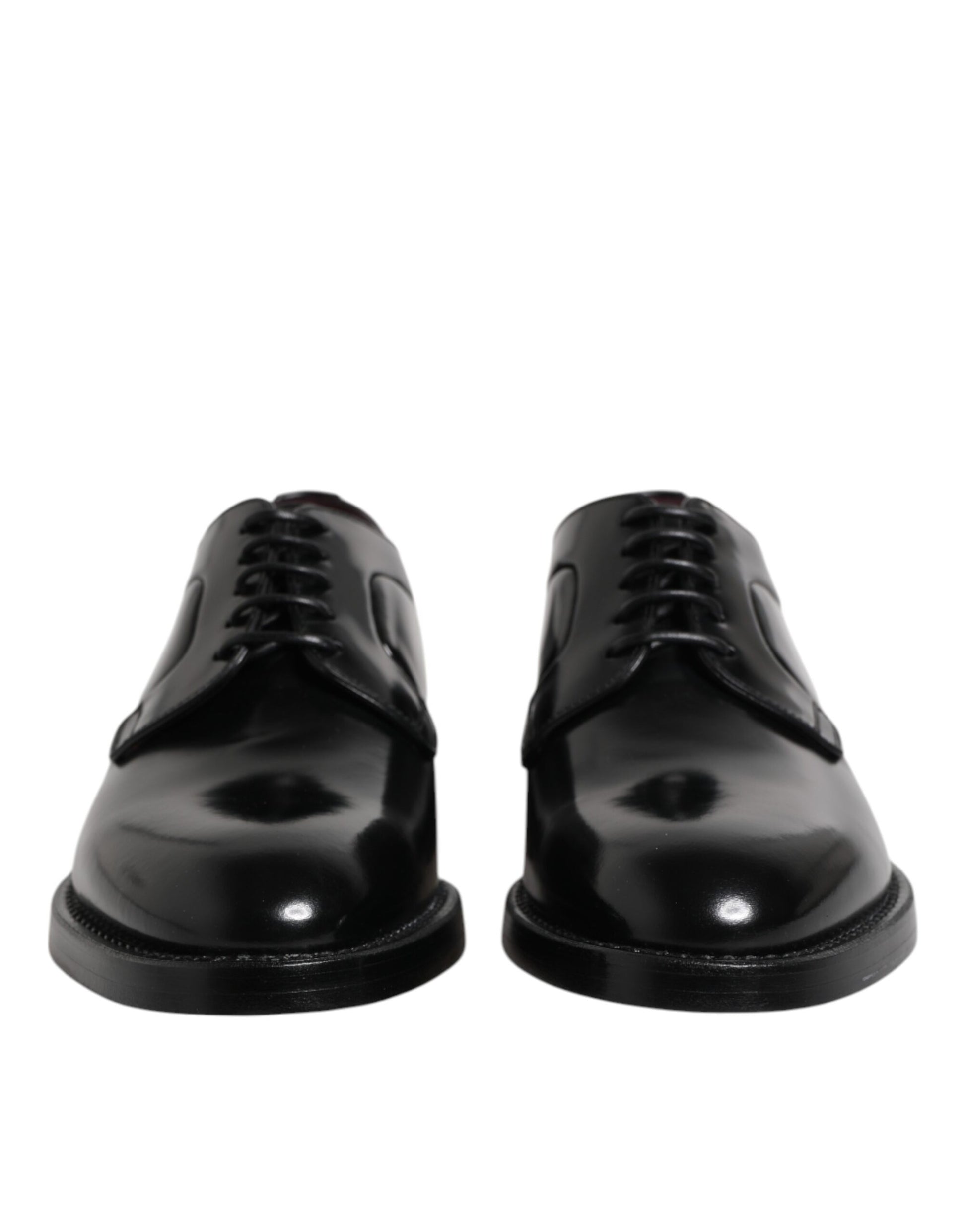 Black Calf Leather Lace Up Dress Shoes
