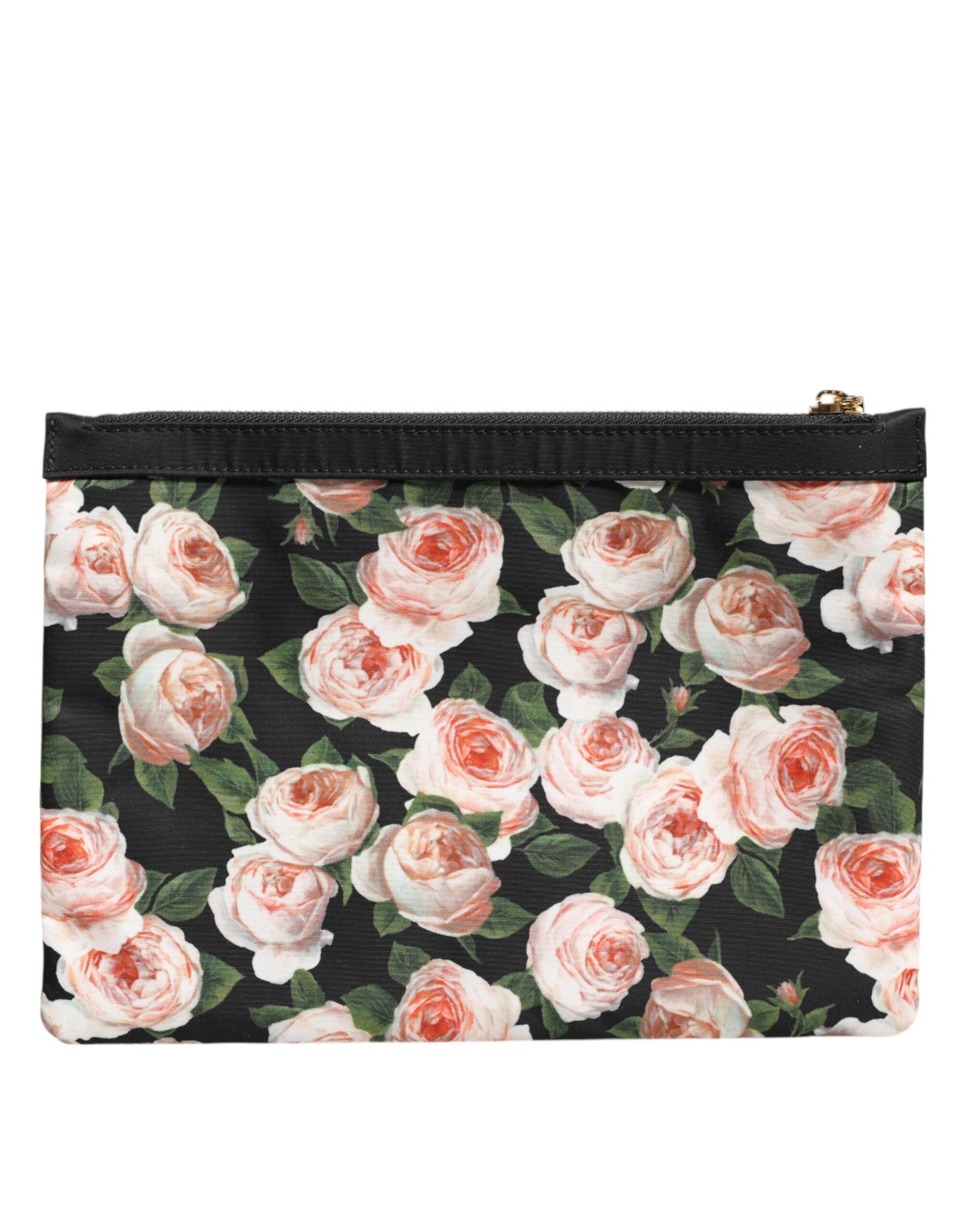 Multicolor Floral DG Plaque Clutch Women Pouch Borse Bag