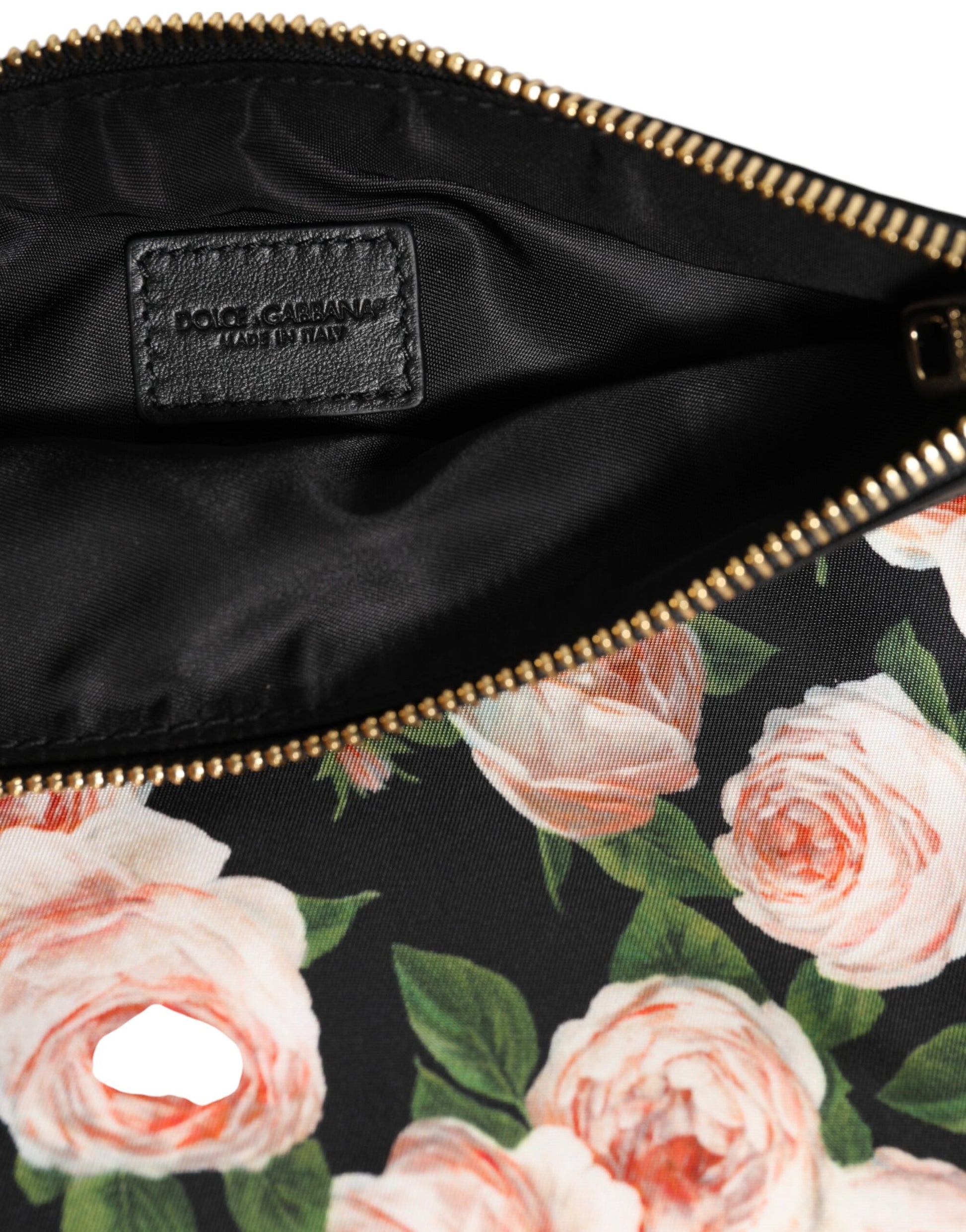 Multicolor Floral DG Plaque Clutch Women Pouch Borse Bag