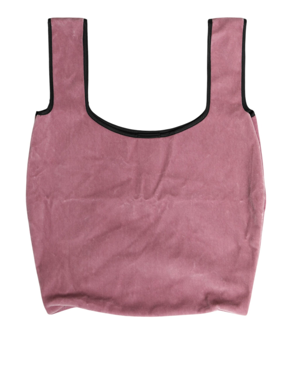Pink Cotton Velvet DG MILANO Shoulder Shopping Borse Bag