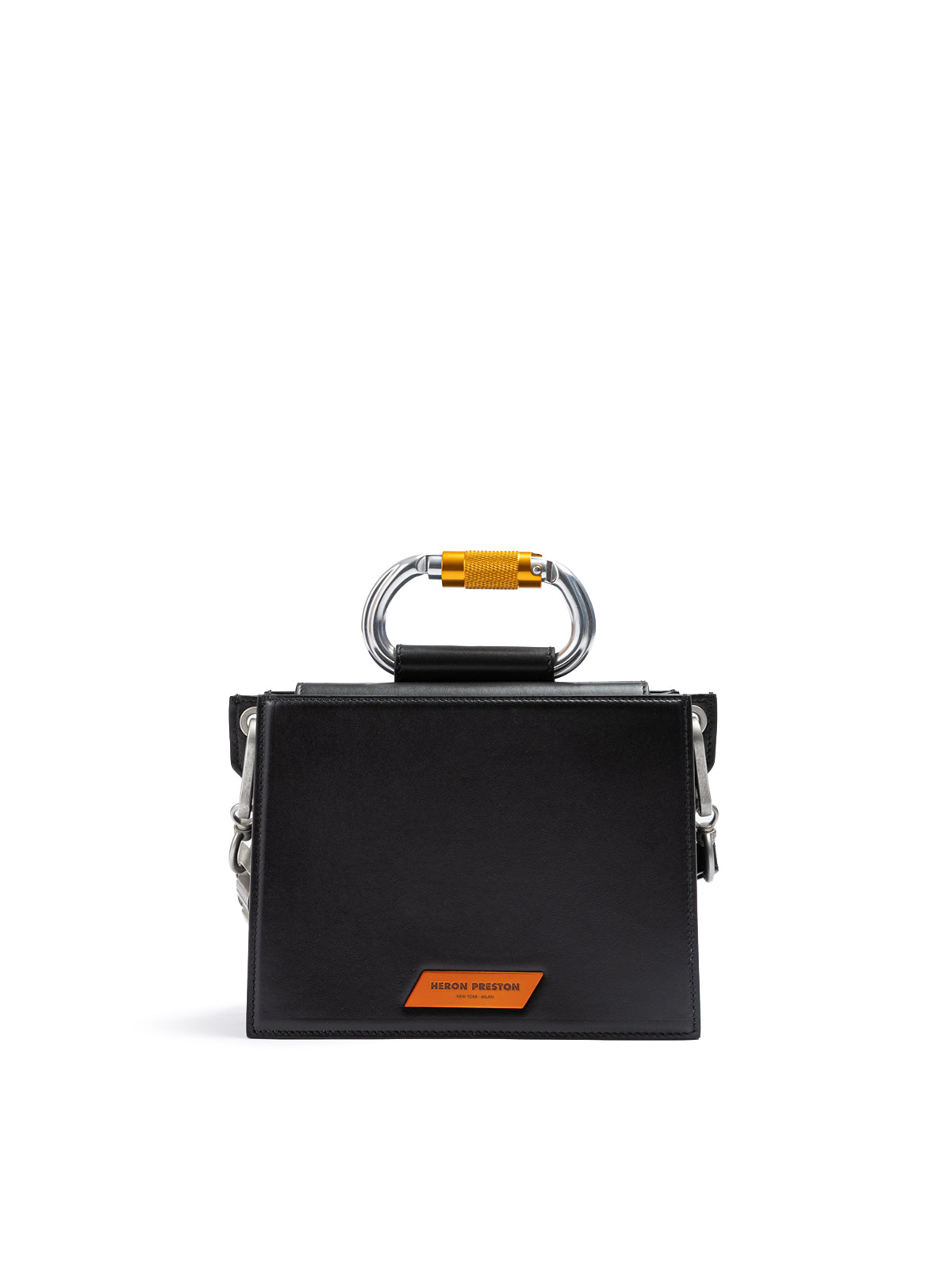 Black Leather Crossbody Bag