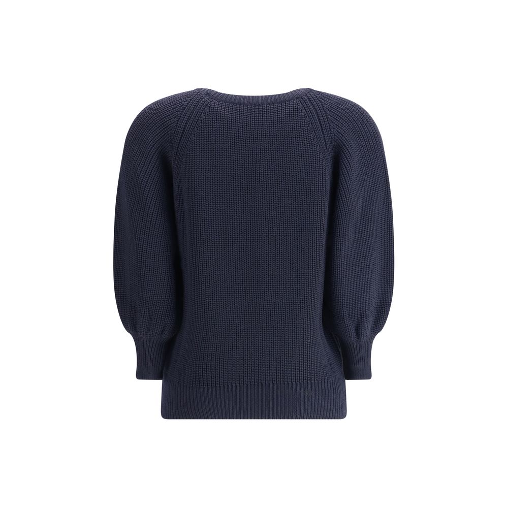 Blue Merino Wool Sweater
