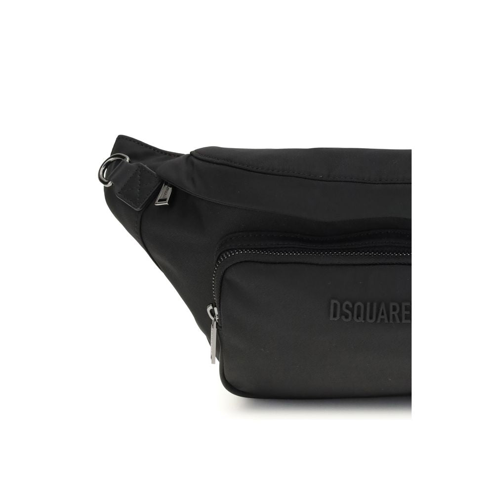 Black Polyamide Shoulder Bag