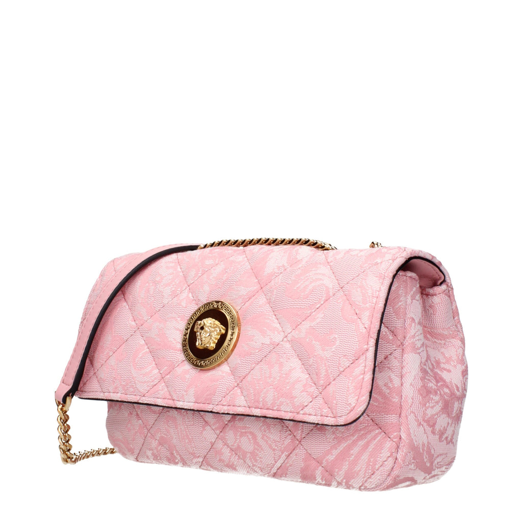 Pink Fabric Shoulder Bag