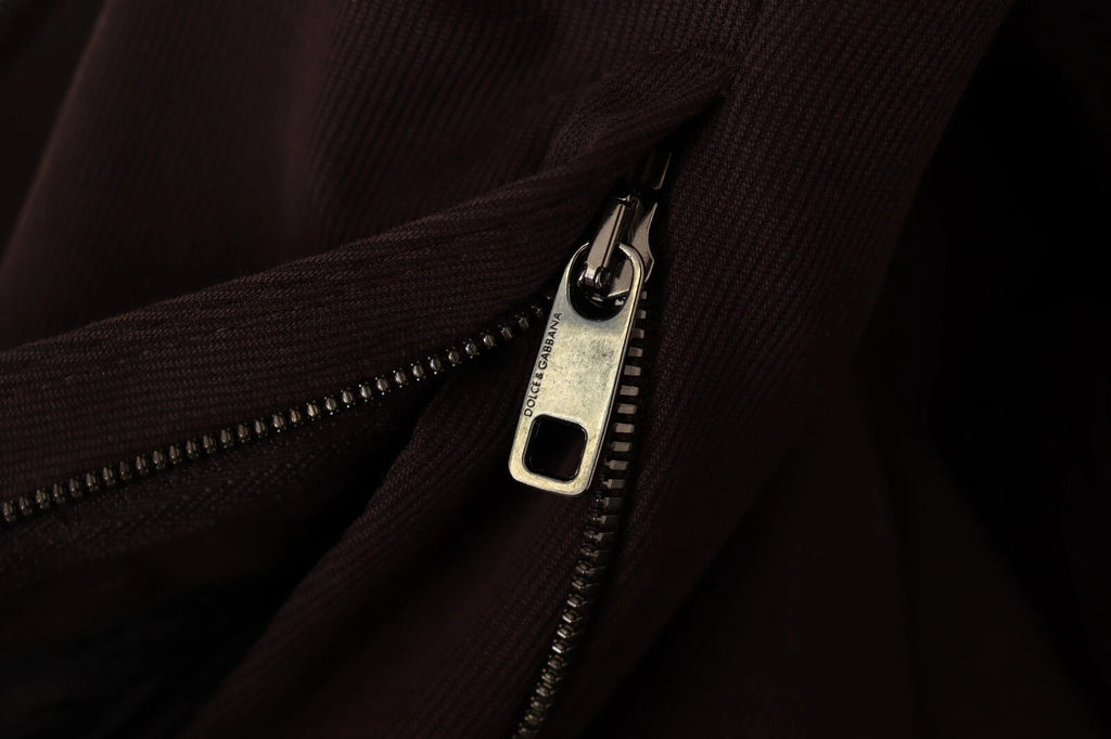 Bordeaux Cotton Stretch Skinny Trouser