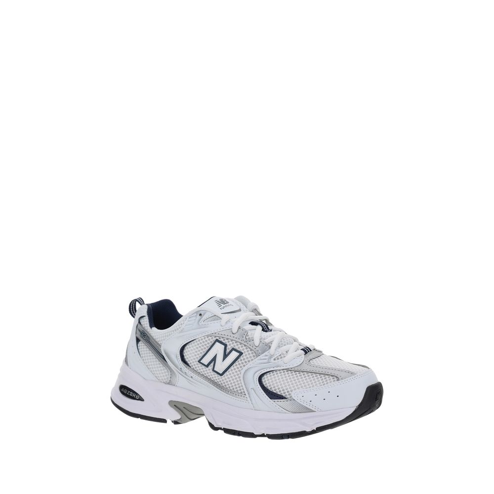White Polyethylene Athletic Sneakers