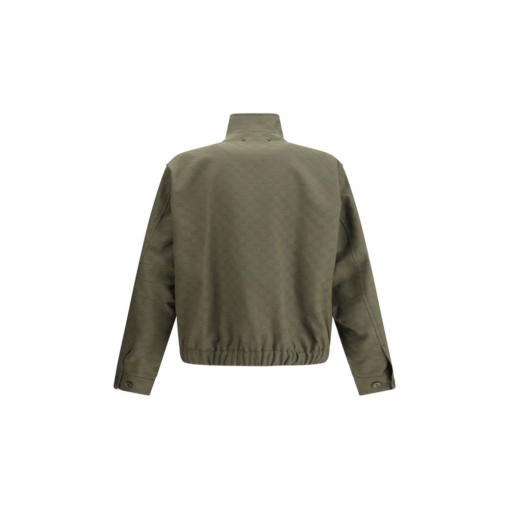 Green Cotton Bomber