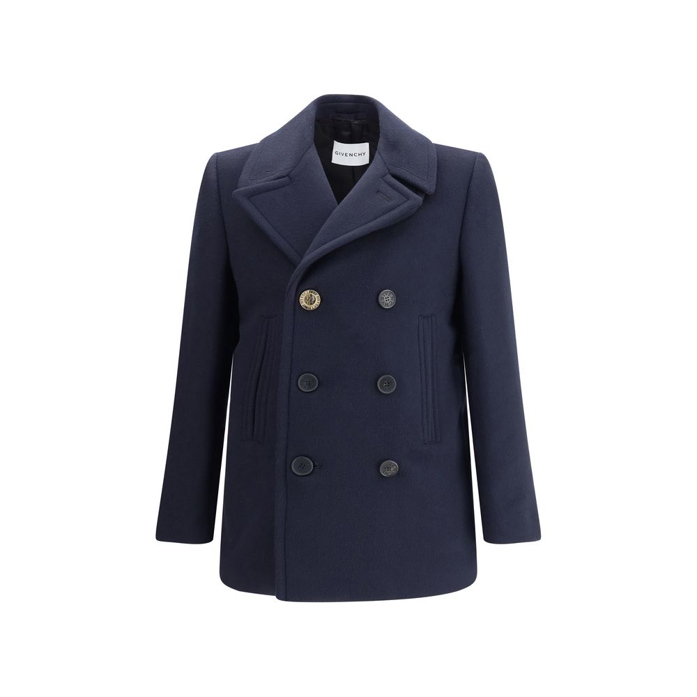 Blue Wool Coat