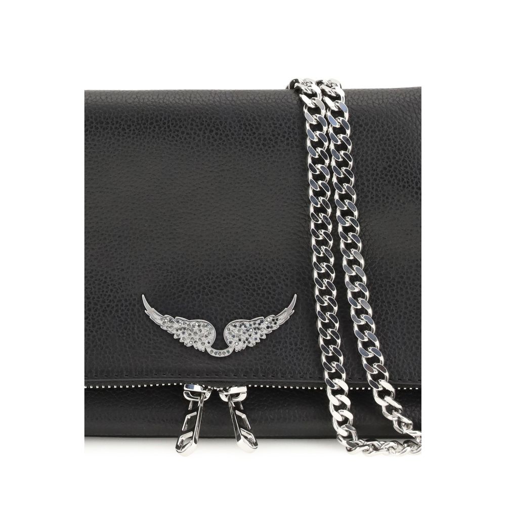 Black Leather Shoulder Bag