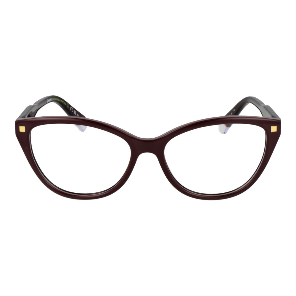 Burgundy Plastic Glasses (Frames)